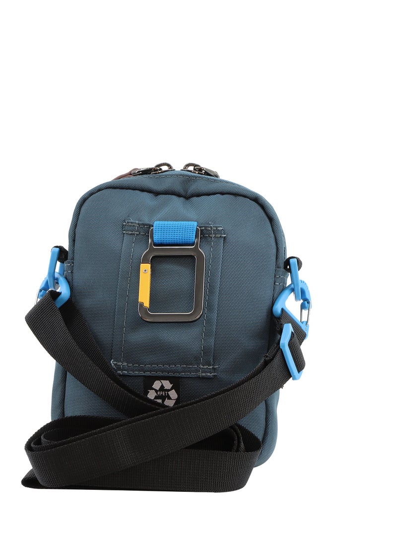 Discovery ICON Utility Bag Steel Blue Zipper, Compartment Casual Shoulder Bag For Men And Women Removable Shoulder Strap Secure RFID Pocket - pzsku/ZE70F57B2525F1176ABA4Z/45/_/1721997019/29c9cdda-4411-422f-9aec-365789372e5c