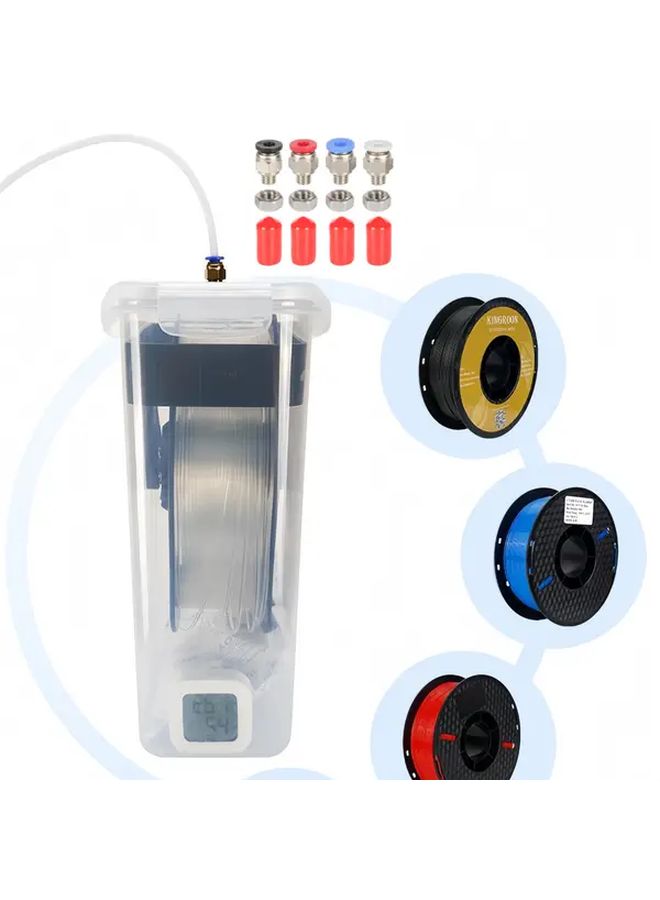 4 مجموعات من ملحقات طابعة ثلاثية الأبعاد DIY مع علبة تجفيف وأنبوب PTFE واتصال سريع - Image 5