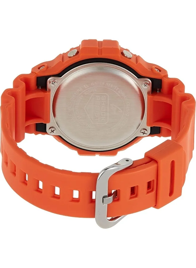 CASIO G-Shock Watch - Dw-5900Ts-4Dr Green Dial, Orange Band