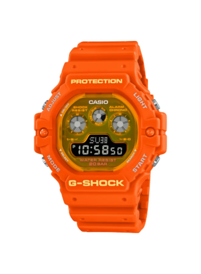 جي شوك ساعة رقمية رجالية من الراتنج DW-5900TS-4DR - 46.8 مم