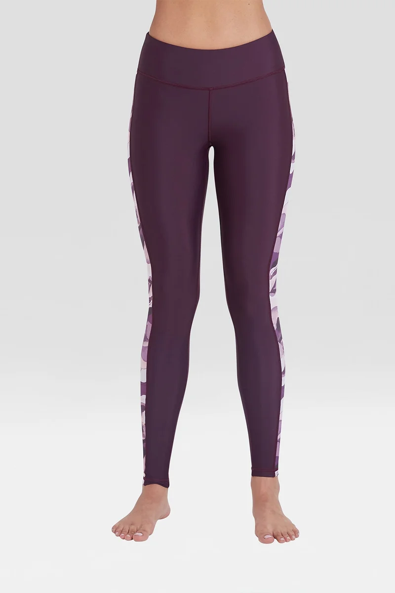 كويجا صن وير COEGA Swim Tights Ladies SzUK8 - Dusky Purple Textures