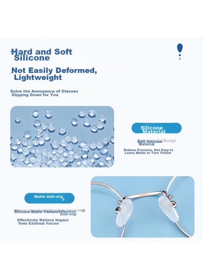 Cool Bosch Kuboshi Gl Nose Pads, Air Cushion Silicone Non-slip Nose Bridge, Gl Anti-slip Accessories, Three-piece Combination Set C - Image 1