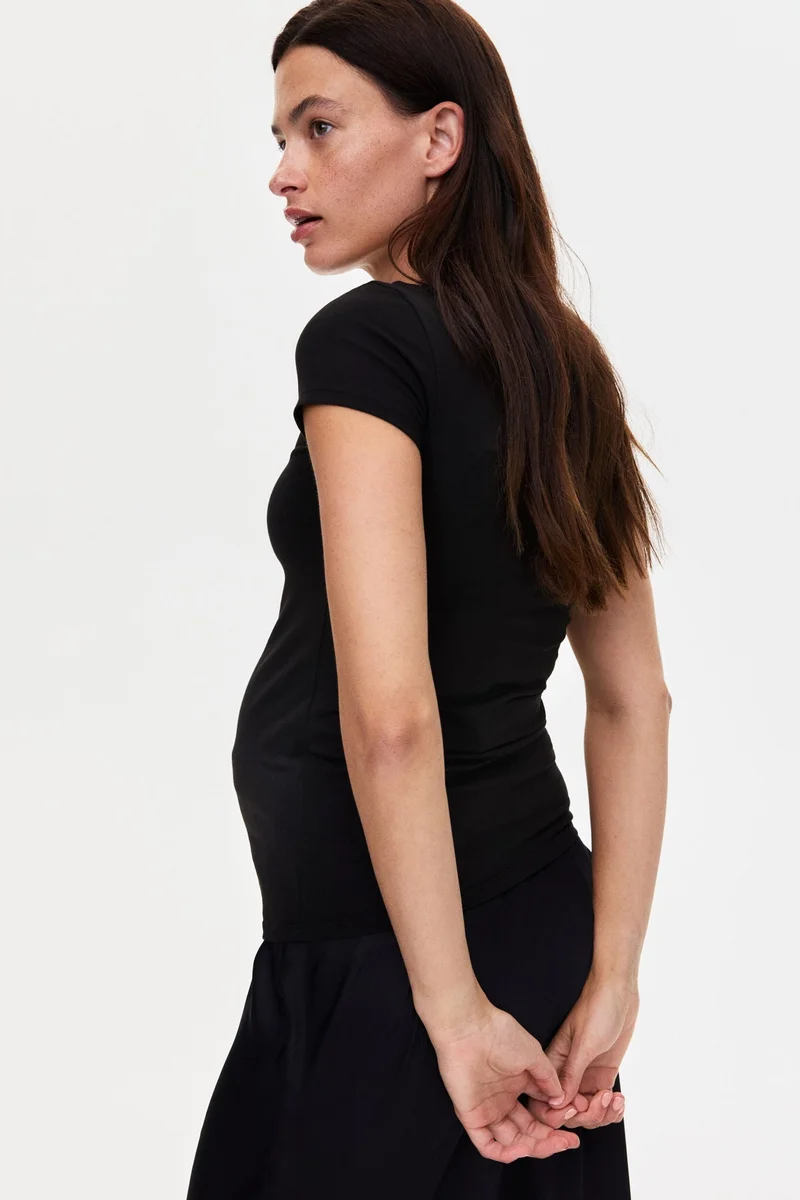 H&M  MAMA Boat-neck top for Women | Best Price UAE