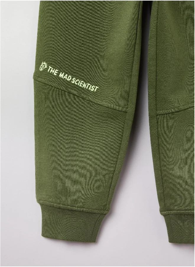 او في اس OVS Plush Joggers With Drawstring