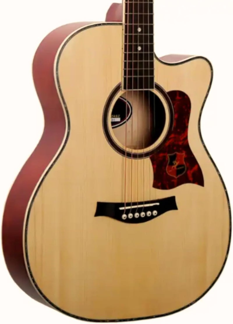 MegArya Swift Horse Series 40 Inch Cutaway Acoustic Guitar - Image 1