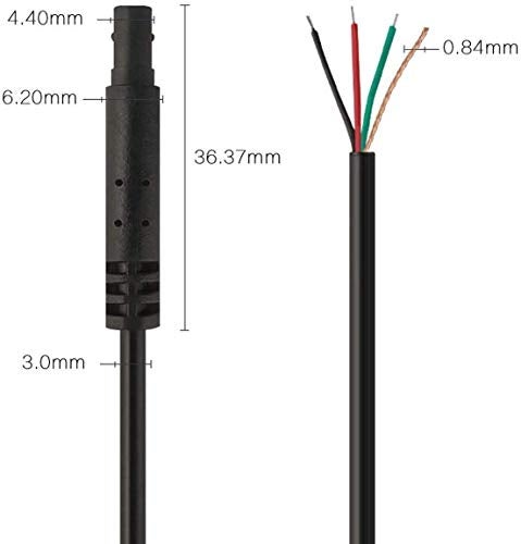 WOLFBOX 50 Feet Rear Camera Longer Replacement Cable for i17 / i07 / G840S / G840H / G900 / G930 / G850 / G850PRO / G900PRO Version with 2.5mm Jack (4-Pin) Mirror Dash Cam - Image 5