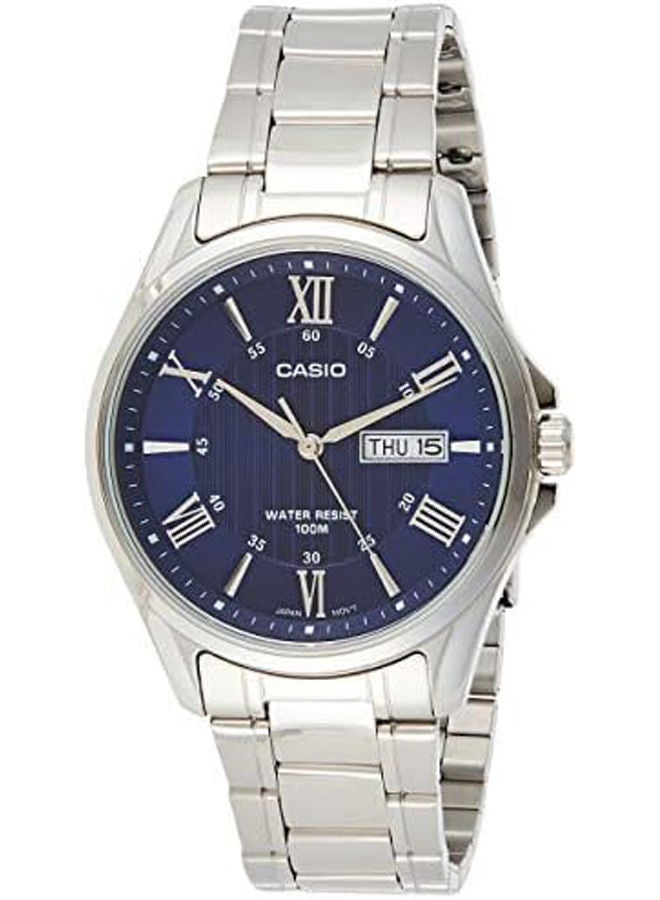 CASIO Stainless Steel Analog Watch MTP-1384D-2AVDF - Image 1