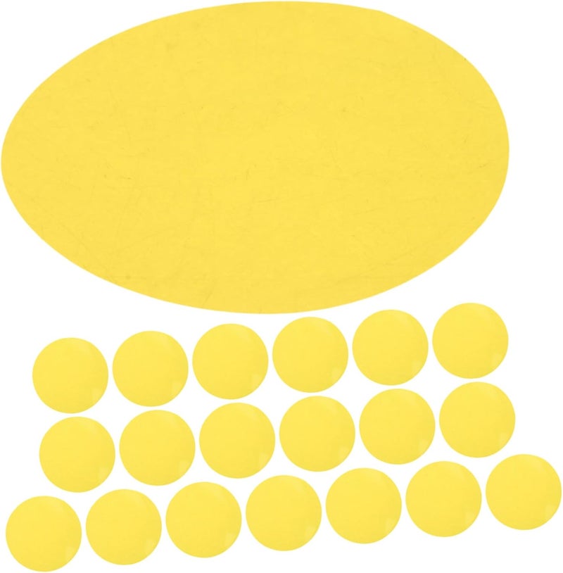 POPETPOP 20pcs Self-adhesive Warm Light Film Stickers 66mm Diameter LED Light Filter Sheets for Mood Lighting and Photography Diffuser - Image 1