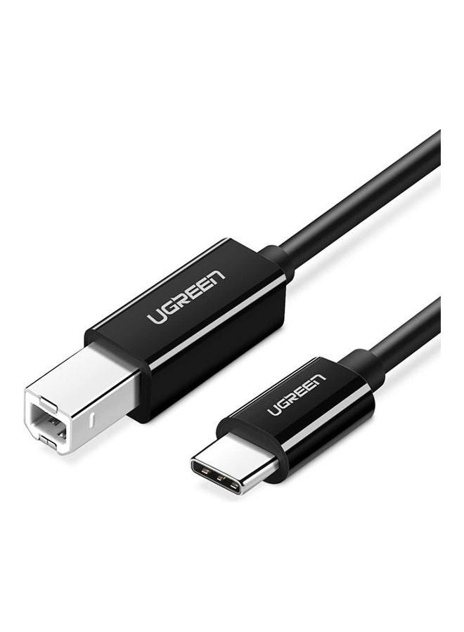 يو جرين USB-C Male To USB-B 2.0 Male Printer Cable - Image 1