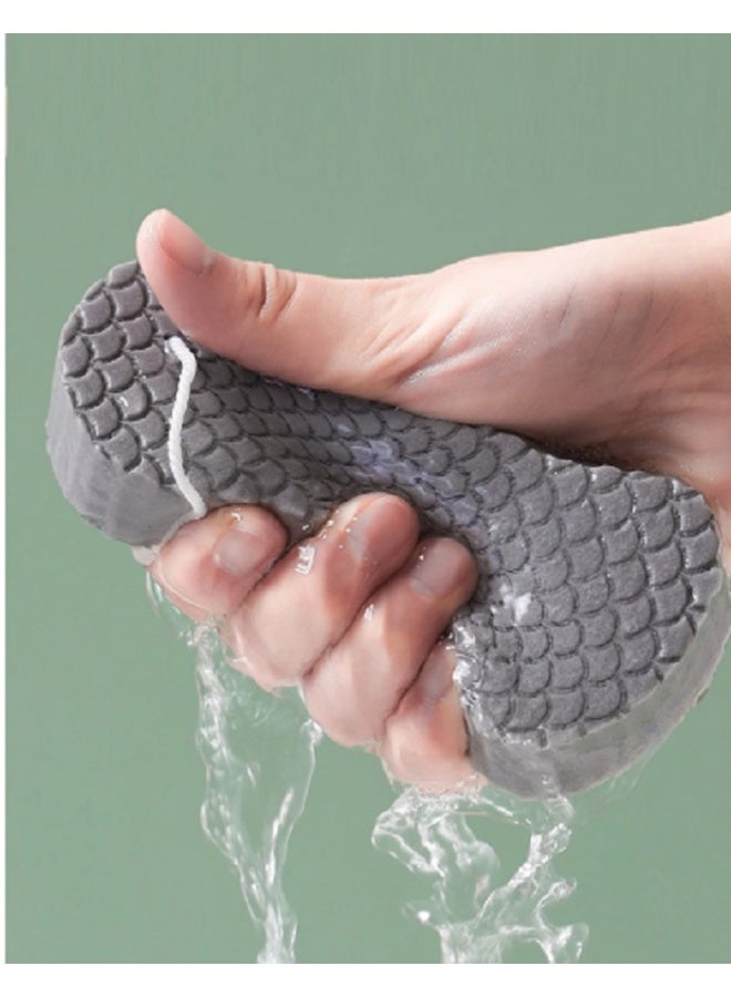 شي إن إسفنجة استحمام من SHEIN، قطعة واحدة، لتقشير لطيف لبشرة الكبار والصغار، دون الإضرار بالبشرة، ديكور حمام المنزل، ديكور الخريف، العودة إلى المدرسة - Image 2