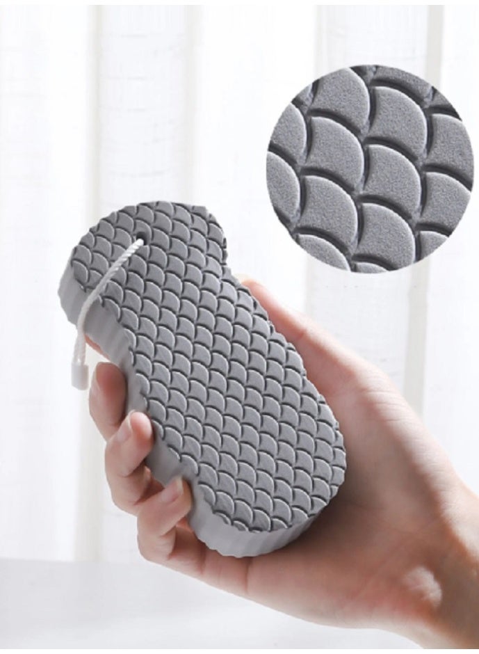 شي إن إسفنجة استحمام من SHEIN، قطعة واحدة، لتقشير لطيف لبشرة الكبار والصغار، دون الإضرار بالبشرة، ديكور حمام المنزل، ديكور الخريف، العودة إلى المدرسة - Image 3