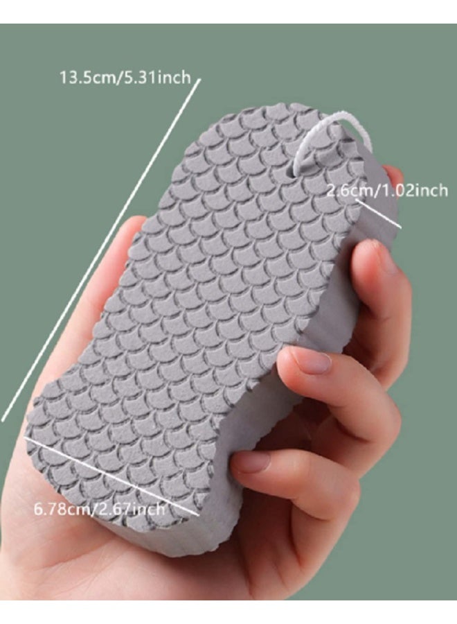 شي إن إسفنجة استحمام من SHEIN، قطعة واحدة، لتقشير لطيف لبشرة الكبار والصغار، دون الإضرار بالبشرة، ديكور حمام المنزل، ديكور الخريف، العودة إلى المدرسة - Image 4