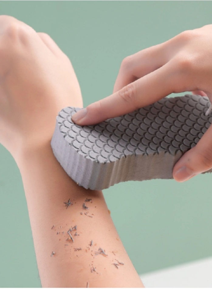 شي إن إسفنجة استحمام من SHEIN، قطعة واحدة، لتقشير لطيف لبشرة الكبار والصغار، دون الإضرار بالبشرة، ديكور حمام المنزل، ديكور الخريف، العودة إلى المدرسة - Image 1