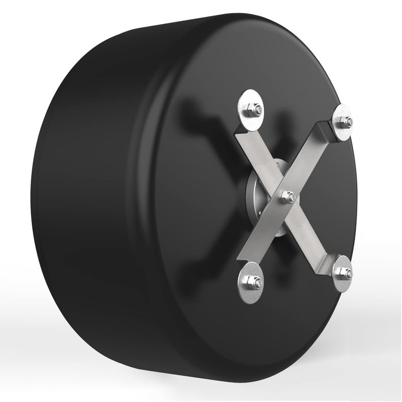 YKD 15" Silent Chinchillas Exercise Wheel, Aluminum Alloy Noiseless Running Wheel for Syrian Hamsters, Hedgehogs, Squirrels and Small Pets (Black) - Image 3