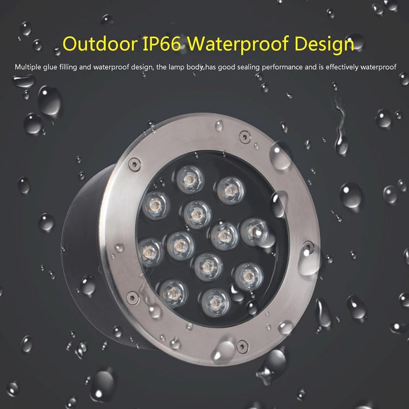 LED In Ground Light Outdoor Underground Light IP66 Waterproof Recessed Buried Lights AC85-110V for Deck Park Driveway Deck Step Garden Landscape Lighting - Image 5