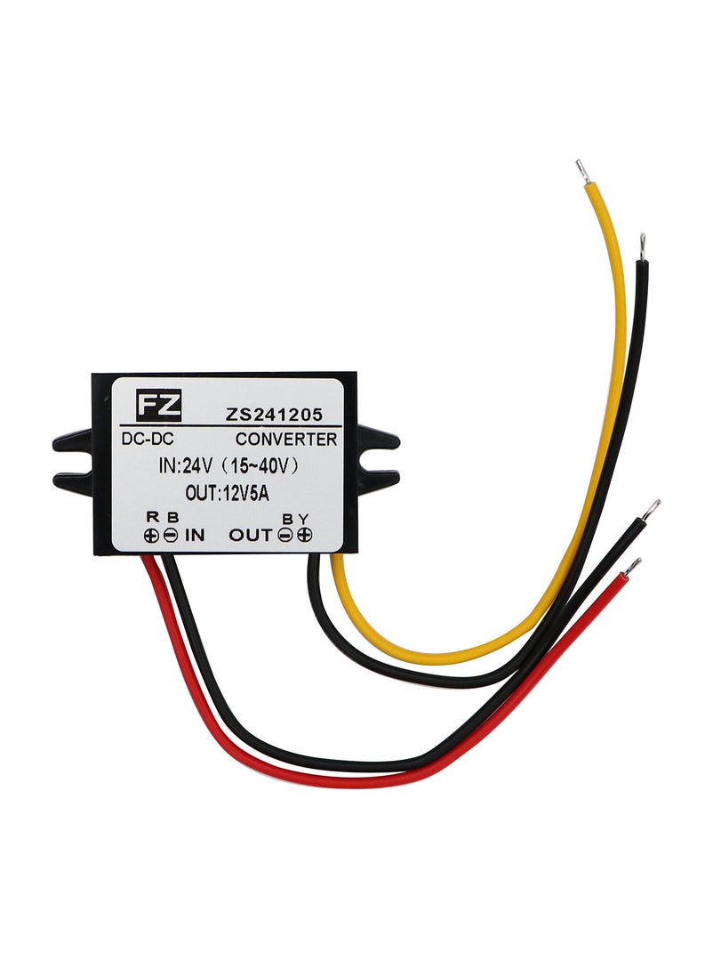 Generic - 24V To 12V 5A DC To DC Converter - Multicolour - Image 1