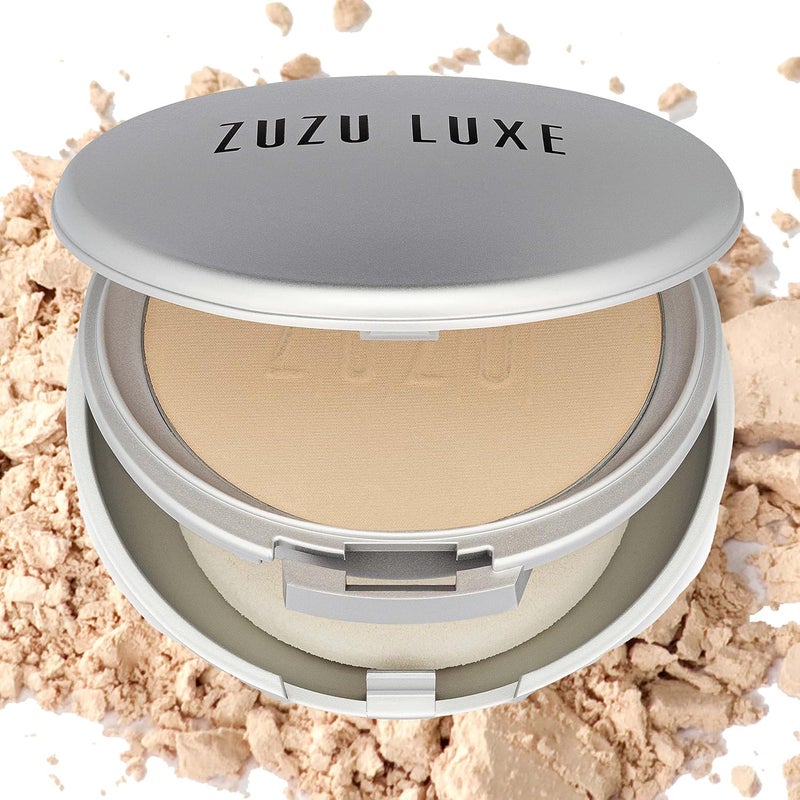 Zuzu Luxe Dual Powder Foundation D-4 - 0.32 oz - Natural, Vegan, and Cruelty-Free Makeup - Image 2