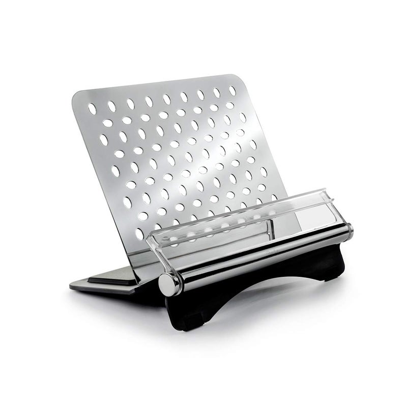 Robert Welch Signature Cookbook  Tablet Stand Multi Award Winning Design  Made from 1810 Stainless Steel and ABS Features Magnets to Hold Recipes in Place
