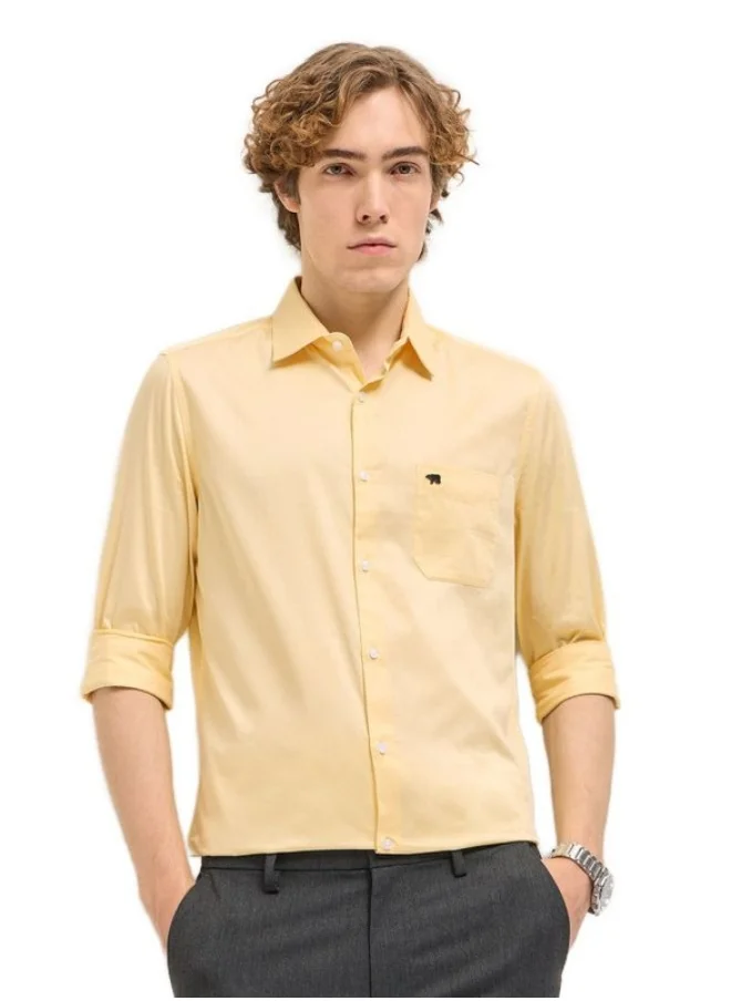 THE BEAR HOUSE Men's Shirt for Casual and Formal Wear | Classic Button-Down Style for Office, Daily Use, Travel, Events & All-Season Outfits | Versatile & Stylish Wardrobe Essential for Every Occasion