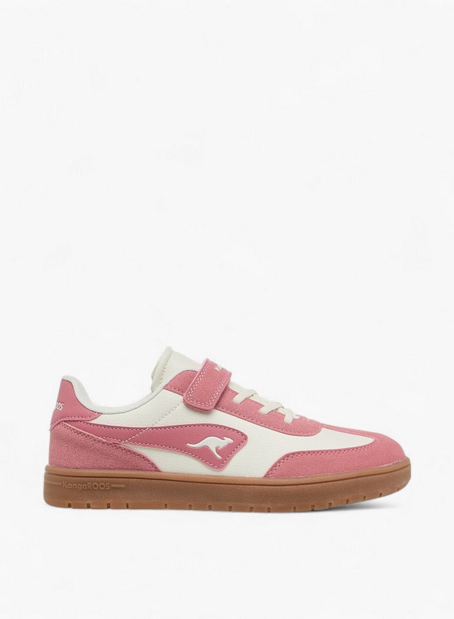 kangaROOS Women's Panelled Sneakers with Hook and Loop Closure - Image 3