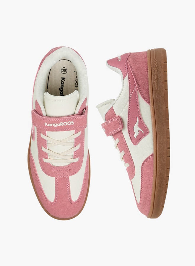 kangaROOS Women's Panelled Sneakers with Hook and Loop Closure - Image 1
