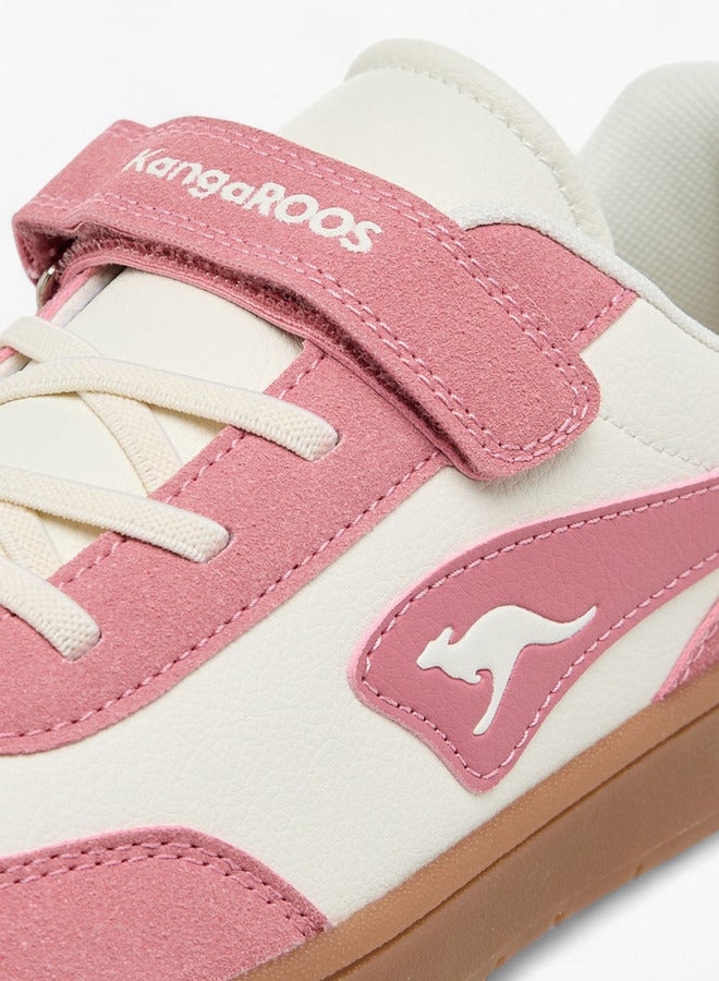 kangaROOS Women's Panelled Sneakers with Hook and Loop Closure - Image 4