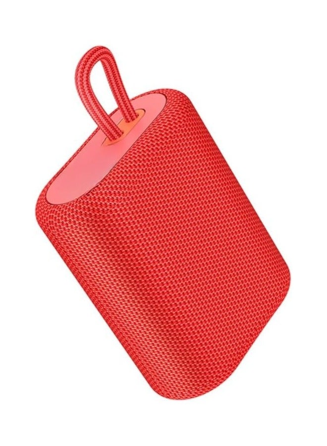 هوكو BS47 - مكبر صوت لاسلكي رياضي Uno، بلوتوث V5.0، سعة البطارية: 1200 مللي أمبير، وقت الموسيقى يصل إلى: 3 ساعات، يدعم بلوتوث، FM، TF، TWS - أحمر. - Image 1