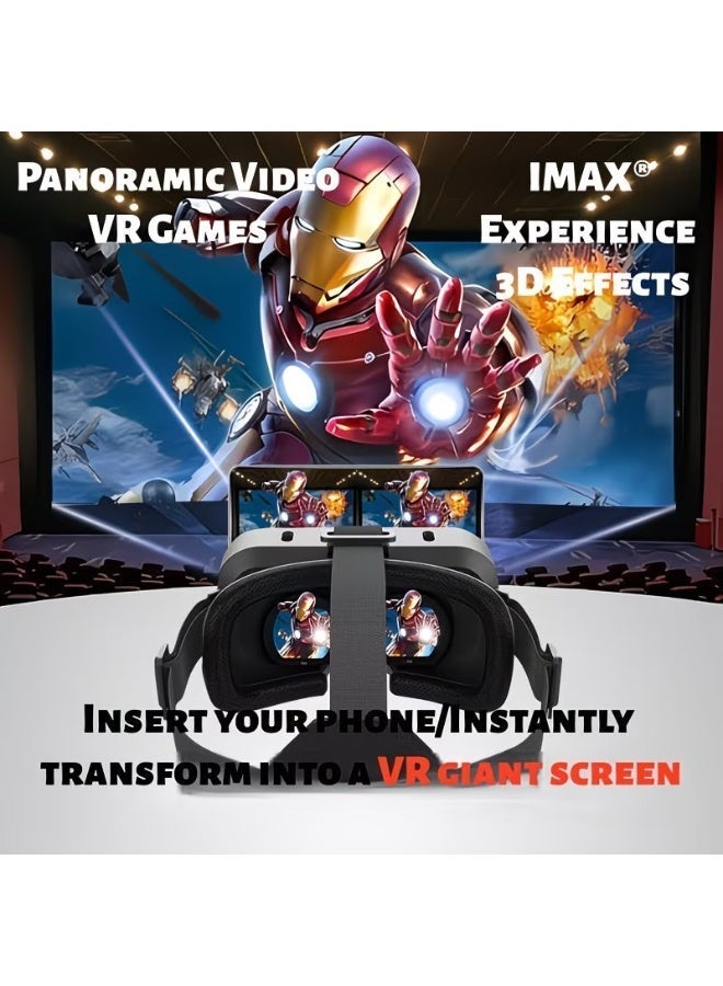 VR SHINECON 2026 New SC-G13 VR Shinecon Mobile Phone VR Glasses, 360° Panoramic HD Eye Protection Virtual Reality Headset for Movies & Games - Image 4
