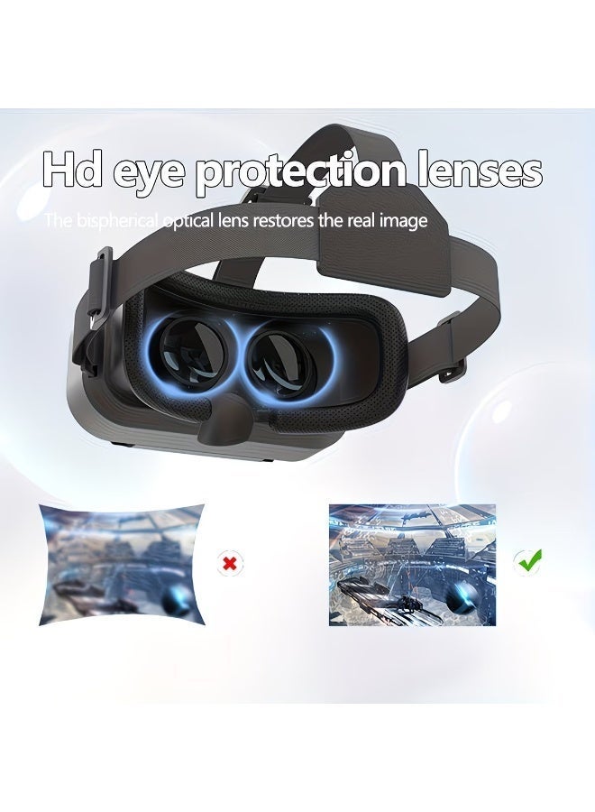 VR SHINECON 2026 New SC-G13 VR Shinecon Mobile Phone VR Glasses, 360° Panoramic HD Eye Protection Virtual Reality Headset for Movies & Games - Image 3