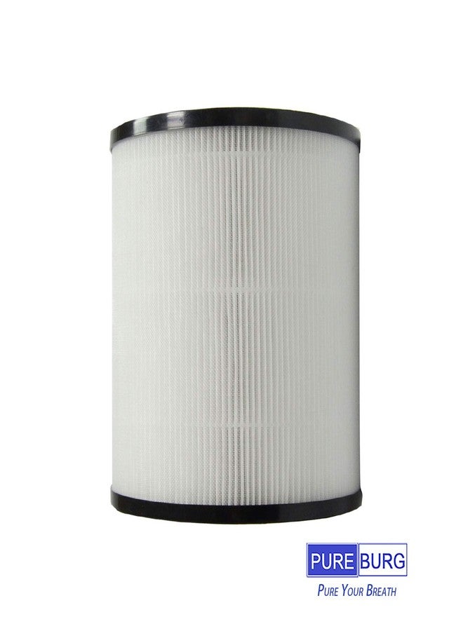 PUREBURG فلاتر بديلة من بيوربيرغ متوافقة مع أجهزة تنقية الهواء AZEUS C8 KJ120G-C10 و Mooka C10، عبوة من قطعتين، فلتر H13 HEPA ثلاثي المراحل مع كربون نشط، 2 في 1 - Image 4