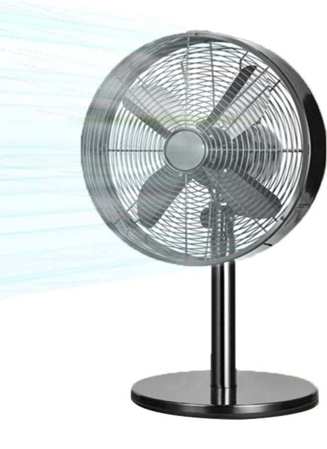Cady One Table fan with pedestal and 4 high-performance blades, black color  - Image 1