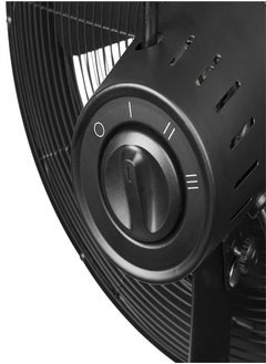 Cady One Table fan with pedestal and 4 high-performance blades, black color  - Image 4