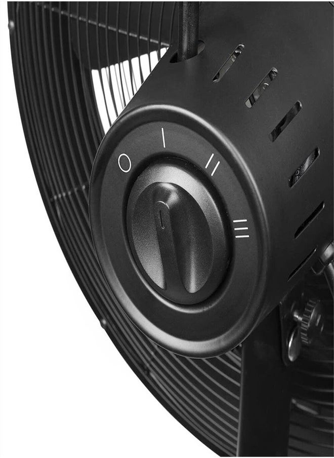 Cady One Table fan with pedestal and 4 high-performance blades, black color  - Image 4