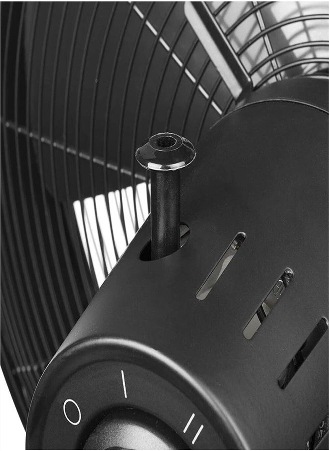 Cady One Table fan with pedestal and 4 high-performance blades, black color  - Image 5