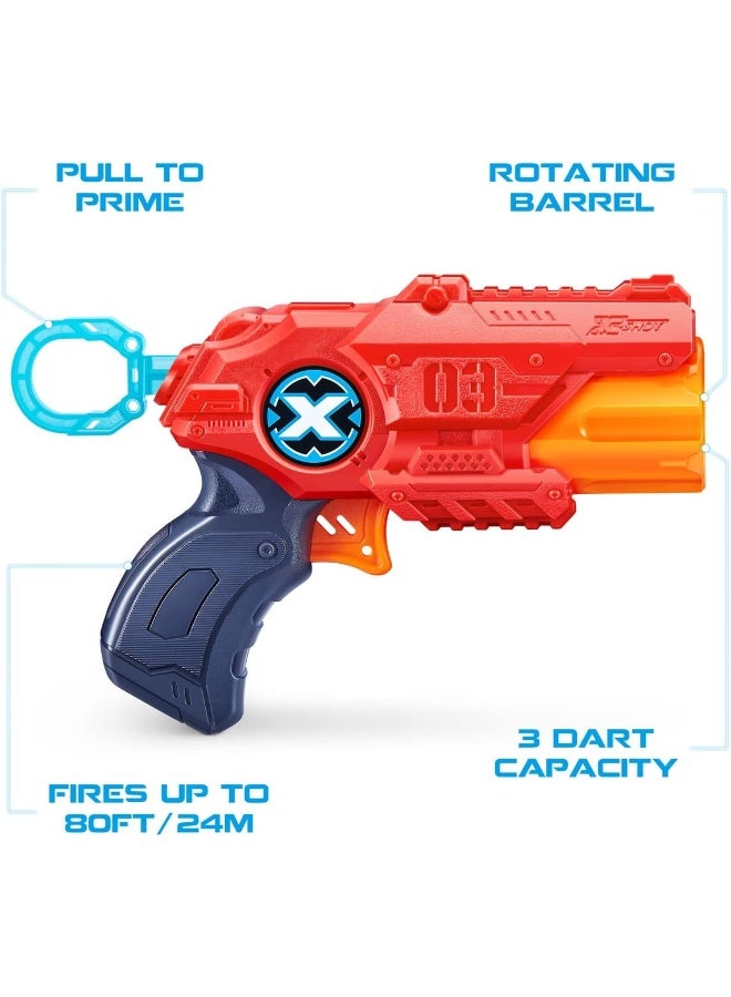 X-Shot Excel Double MK 3 Blaster Combo Pack (16 Darts, 3 Cans)
