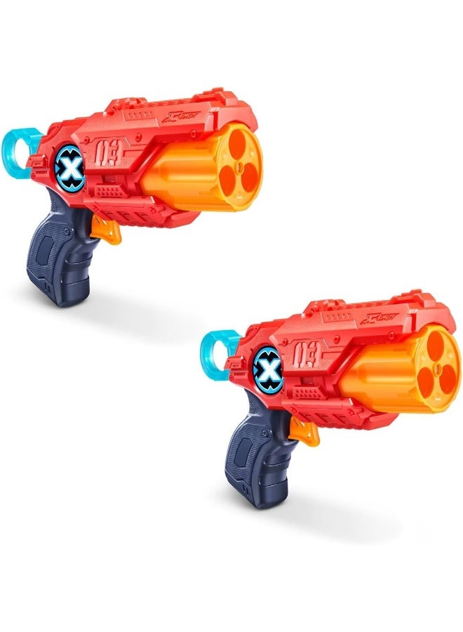 X-Shot Excel Double MK 3 Blaster Combo Pack (16 Darts, 3 Cans)