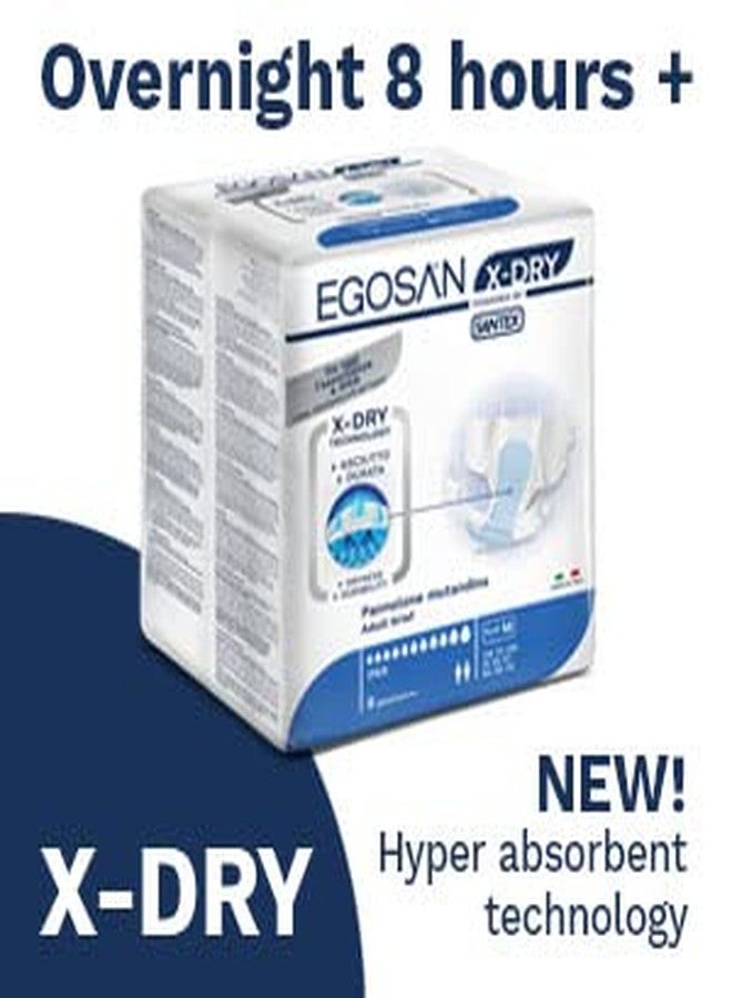 Egosan Adult Incontinence Diaper Briefs with 8 Hours of Protection X-Dry Technology for Superior Absorbency Disposable with Adjustable Tabs for Men and Women (Large (8-Count - Image 4