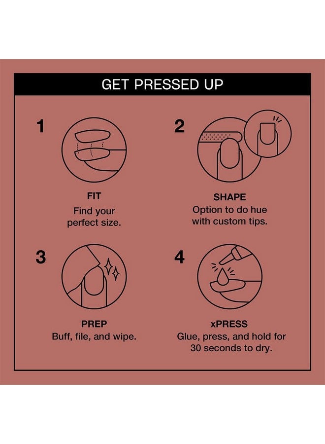 OPI xPRESS/ON El Mat-Adoring You | Soft Neutral Long Almond Press On Nails | With Nail Glue | Long Lasting, Reusable, Non-damaging - Image 4
