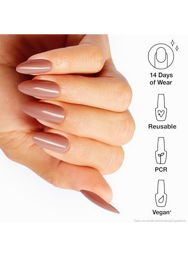 OPI xPRESS/ON El Mat-Adoring You | Soft Neutral Long Almond Press On Nails | With Nail Glue | Long Lasting, Reusable, Non-damaging - Image 2