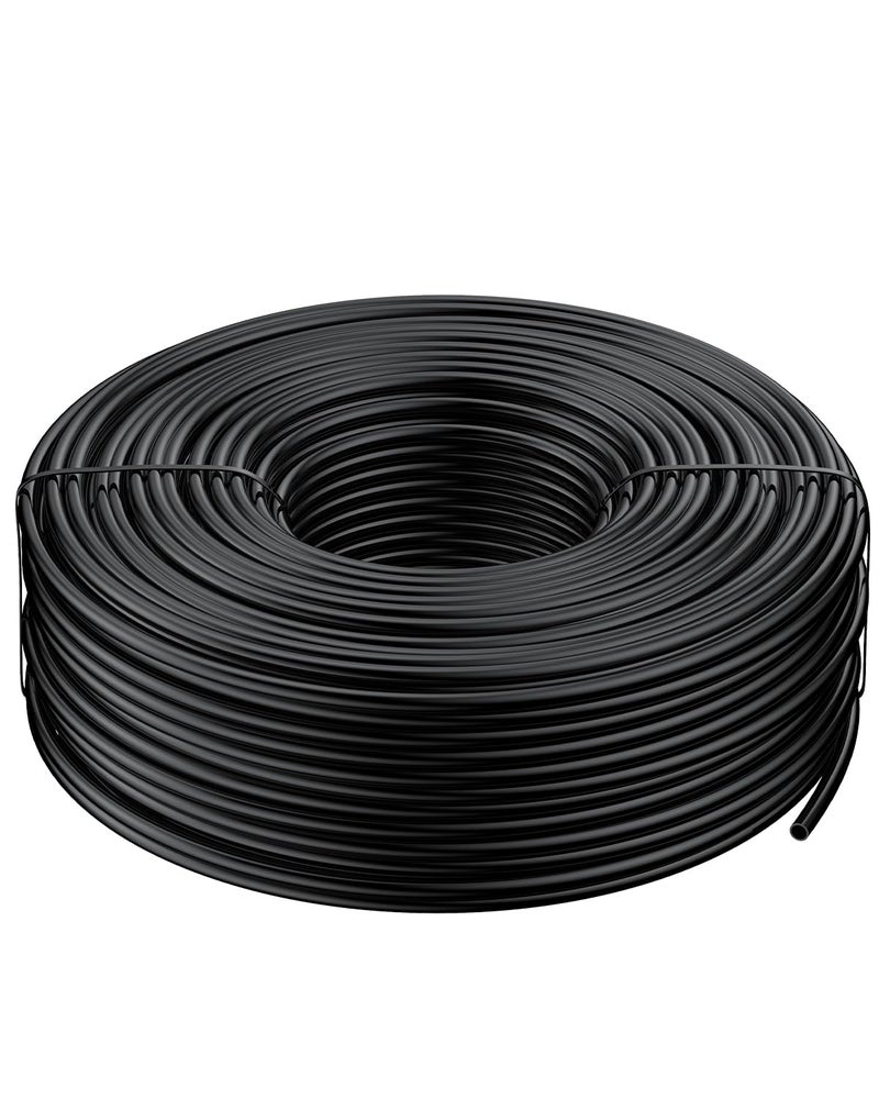 Pawfly 200 ft 14 Drip Irrigation Tubing Black Distribution Tubing for Drip Irrigation System Polyethylene Drip Line Drip Irrigation Hose Tube for QuickConnect Drip Irrigation Emitters - Image 2