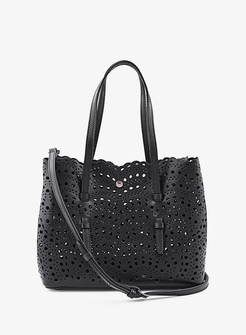 Cuple Women’s Woven Tote Bag Set