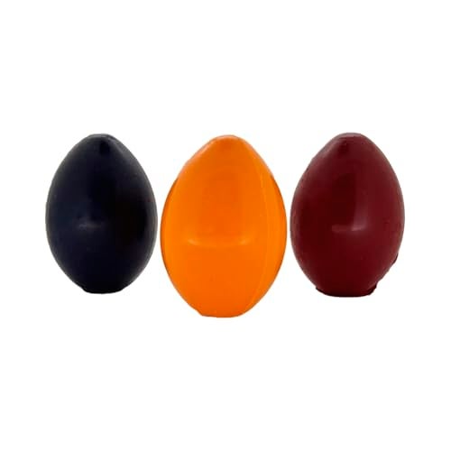 Azafran Organics Big Egg Crayons - Non-Toxic, Washable, Hypoallergenic, Plant-Based Grasp Crayons for Kids - Ideal Educational Toys for 1+ Year Old - Pack of 3 - Image 4