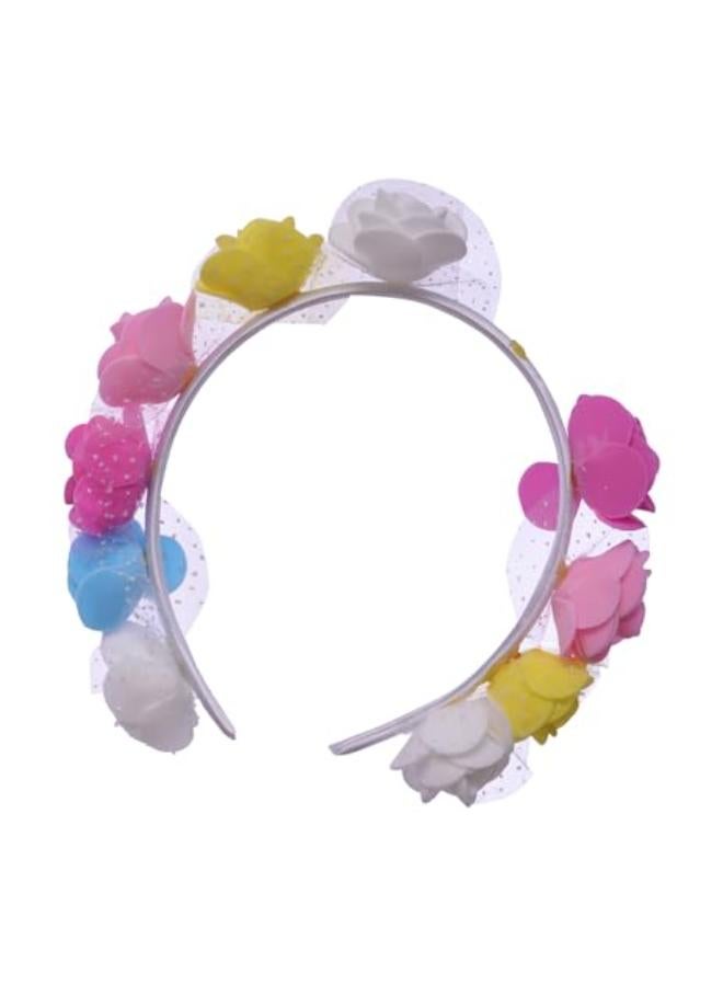 GTG TOYS Flower Headband For Kids Party One Size Multi Color - Image 2