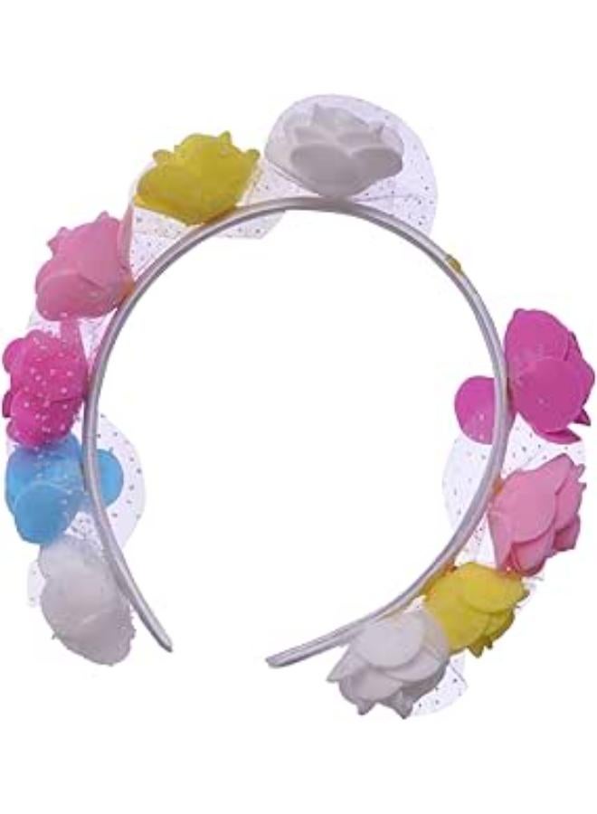 GTG TOYS Flower Headband For Kids Party One Size Multi Color - Image 3
