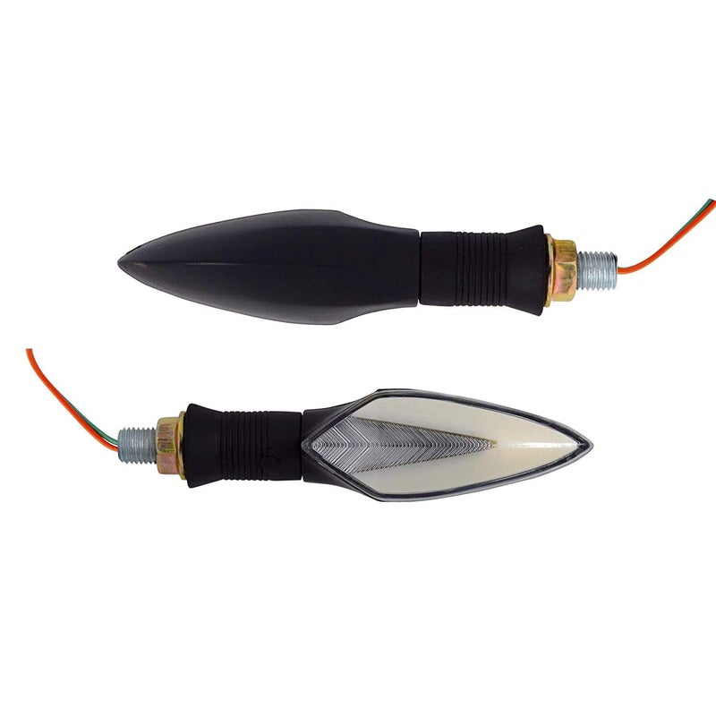 Ramanta Universal 2X Motorcycle Neon LED Amber Turn Signal Light Indicator Blinker Brake Lamps for Bike - Image 3