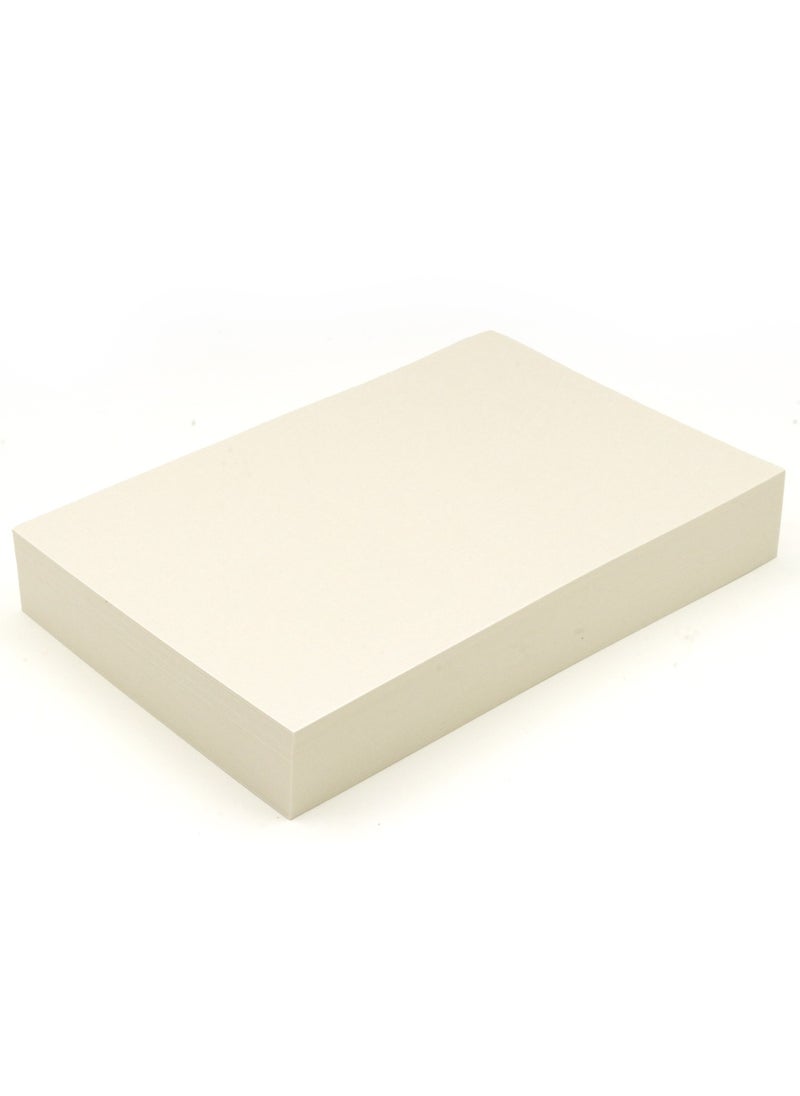 firstnock Ice Gold Ivory Card Paper - 10x15 cm, 300 GSM Thick, Special Finish for Crafting, Invitations, and DIY Projects, A6 50 Cards  - Image 1