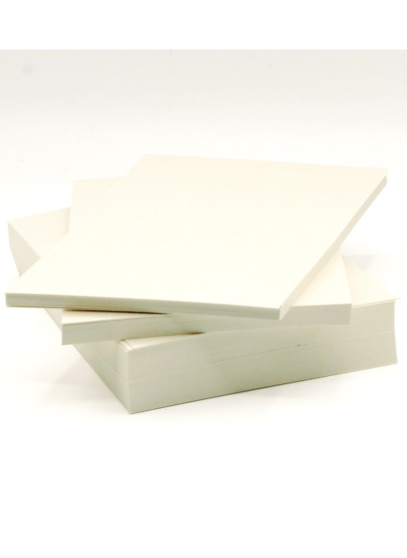 firstnock Ice Gold Ivory Card Paper - 10x15 cm, 300 GSM Thick, Special Finish for Crafting, Invitations, and DIY Projects, A6 50 Cards  - Image 3
