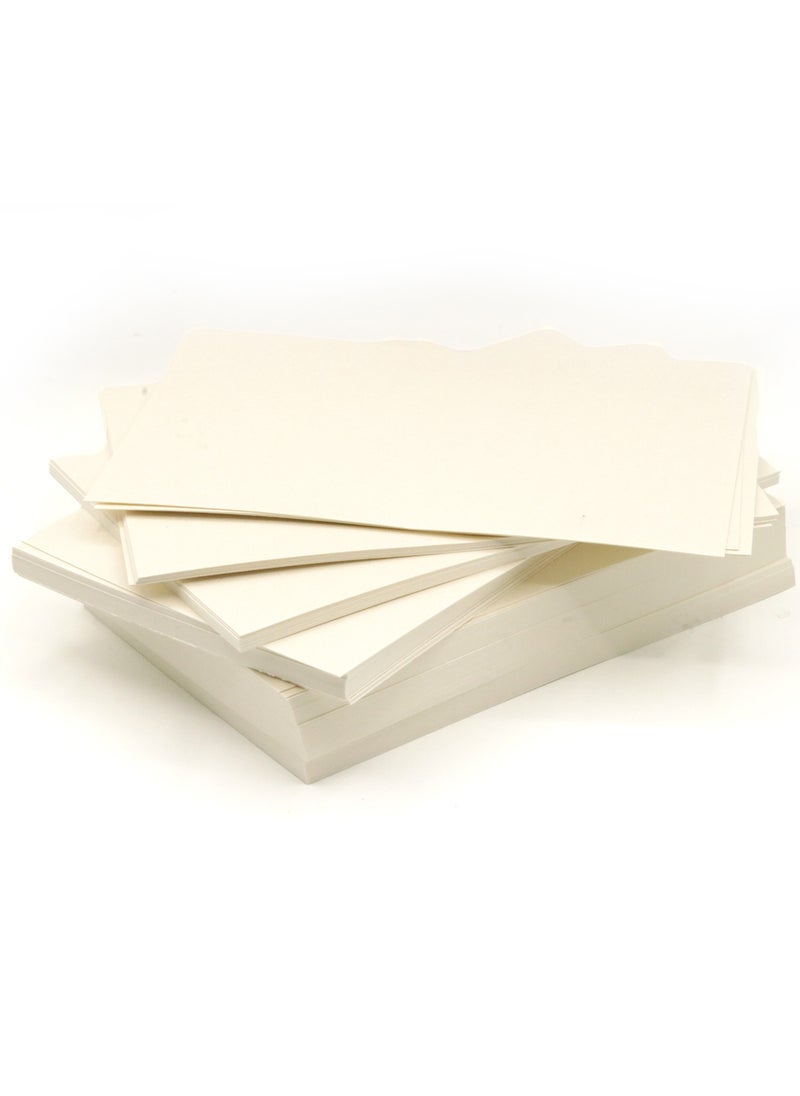 firstnock Ice Gold Ivory Card Paper - 10x15 cm, 300 GSM Thick, Special Finish for Crafting, Invitations, and DIY Projects, A6 50 Cards  - Image 5