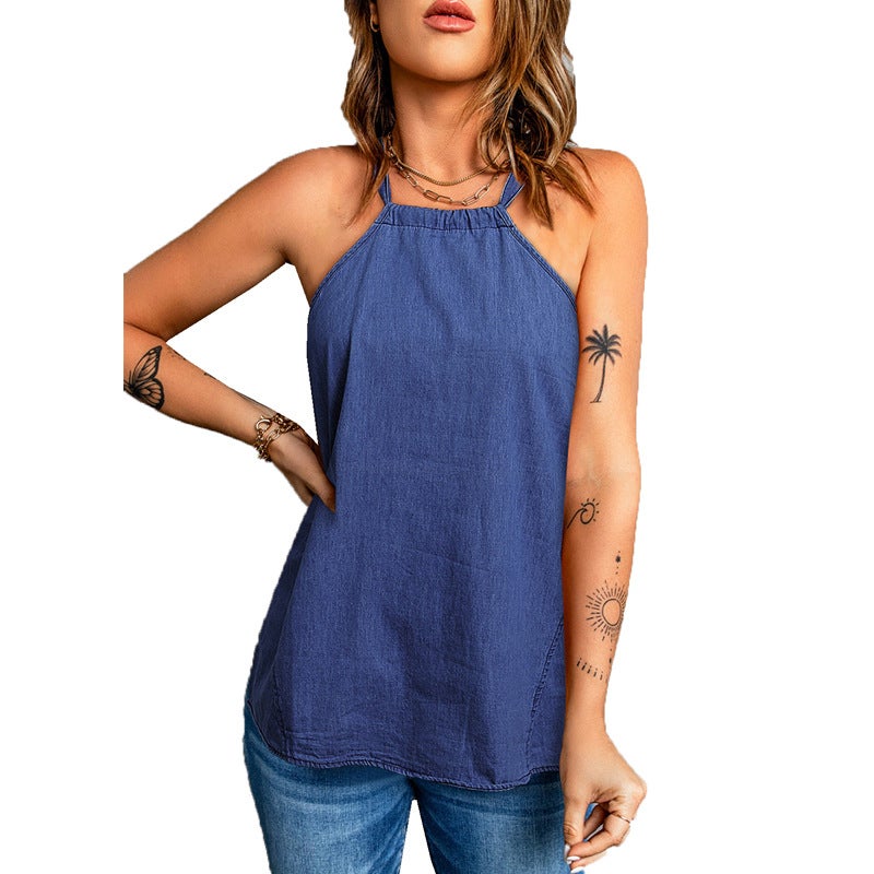 Women's Solid Color Casual Camisole Top - Image 4