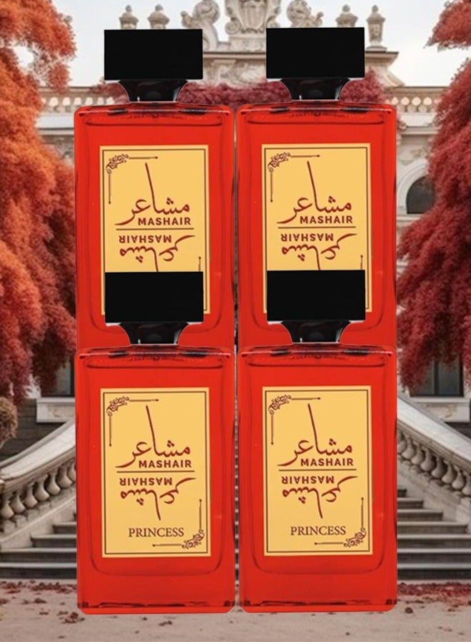 برنسيس 4 قطع عطر مشاعر برينسيس 100 مل - Image 1